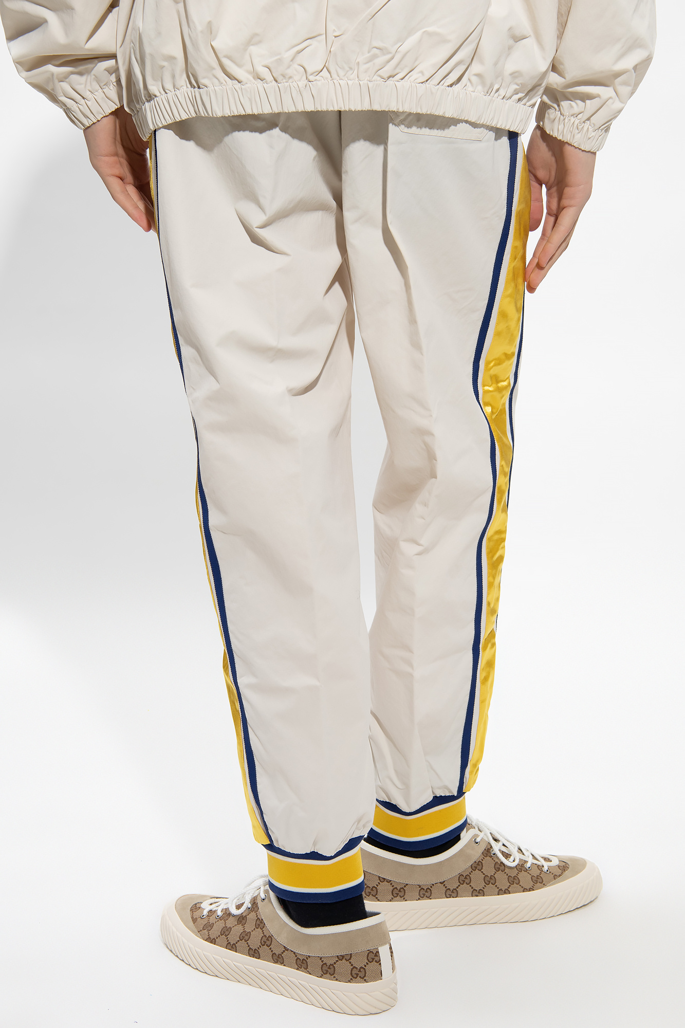 Gucci deals striped sweatpants